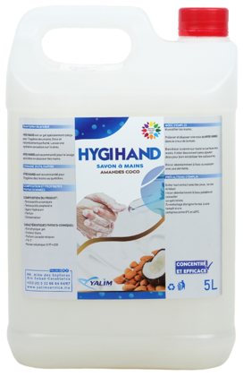 HYGIHAND · Bidon 5 L Amandes coco