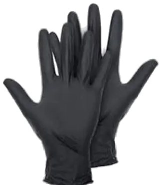 Gants d’examen Nitrile noir