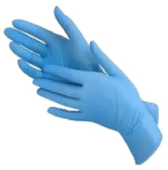 Gants d’examen Nitrile bleu