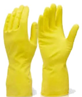 Gants de nettoyage Ménage jaune