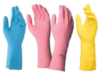Gants de nettoyage Ménage couleurs